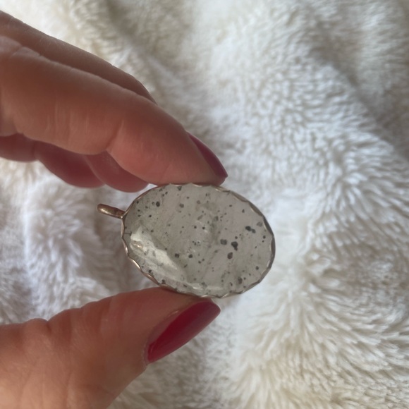 Sterling Silver garden quartz Pendant-handmade by me - Picture 3 of 3